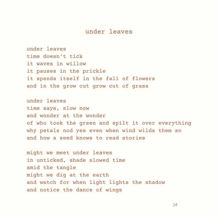 Under Leaves